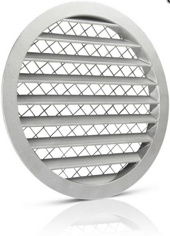 Rokaflex Frischluftgitter aus Alu-Druckguss DN160