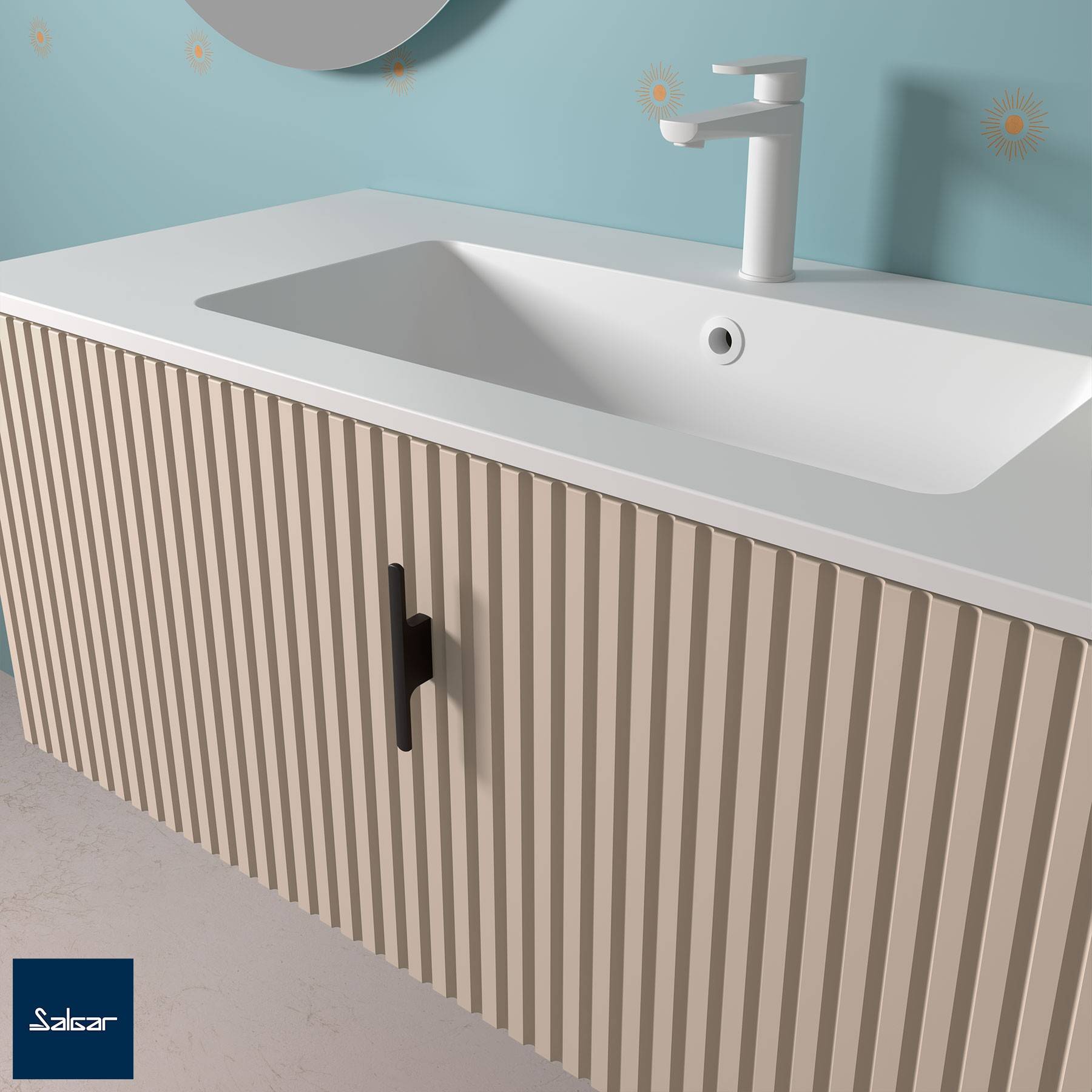 Salgar Griff Biba FIBI BRUSHED BLACK