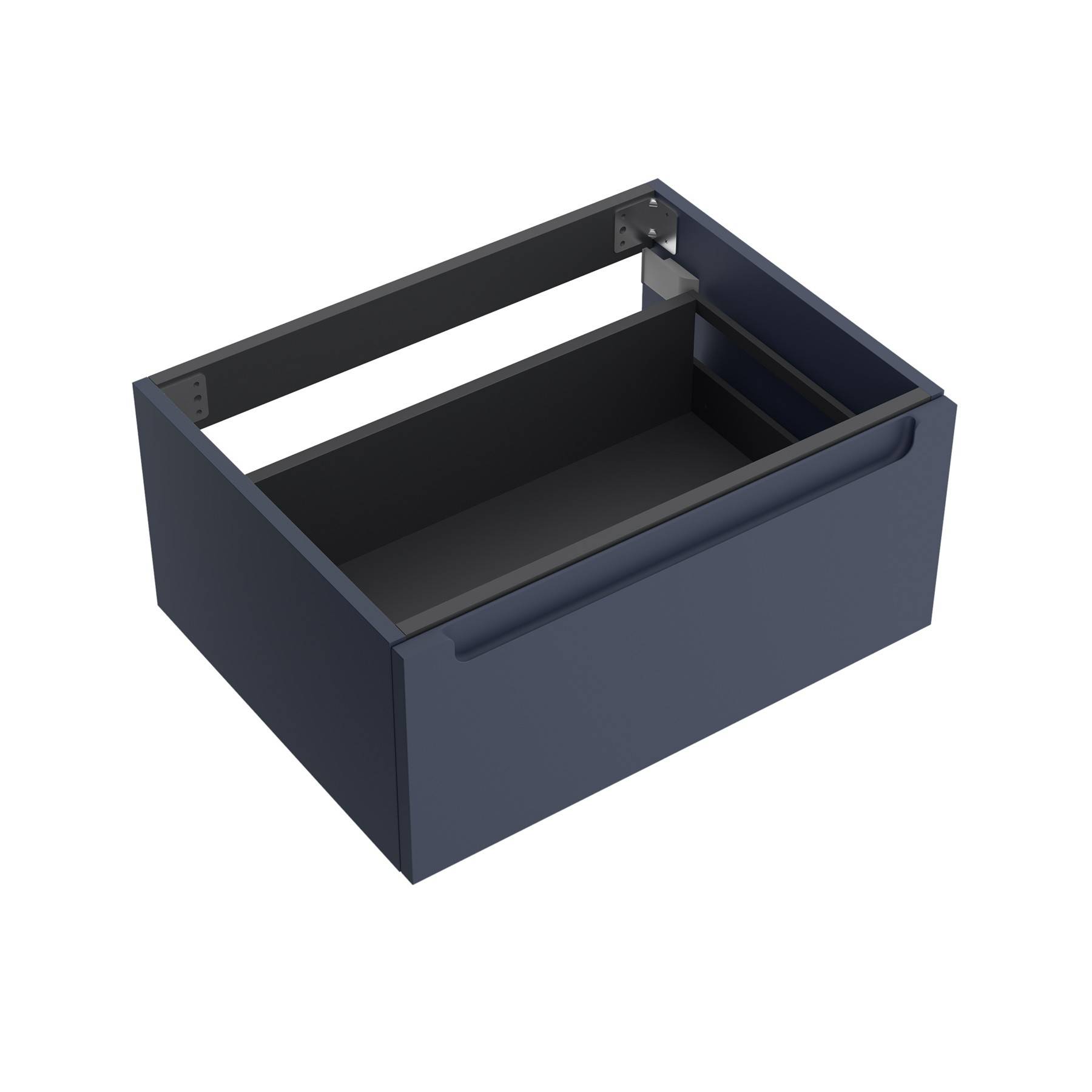 Salgar Waschtischunterschrank MONTERREY 600 1 Metallschublade mit Softeinzug NIGHT BLUE 598 x 270 x 450 mm