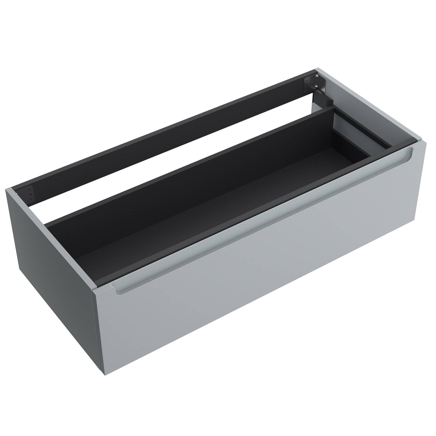 Salgar Waschtischunterschrank MONTERREY 1000 1 Metallschublade mit Softeinzug BLUE FOG 997 x 270 x 450 mm