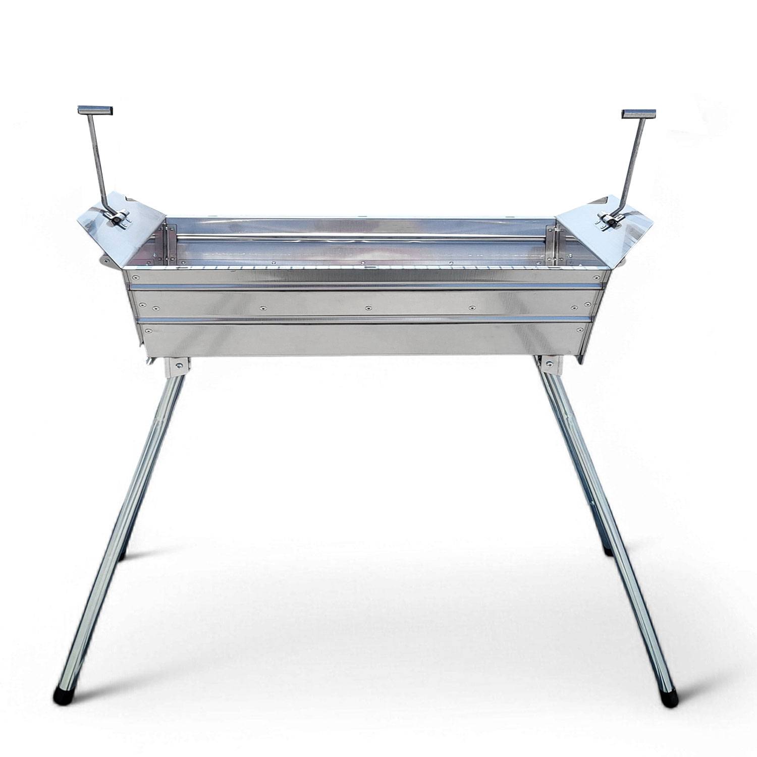 Mangal Ararat Edelstahl 2mm Schaschlikgrill mit verstellbarer Grillhöhe