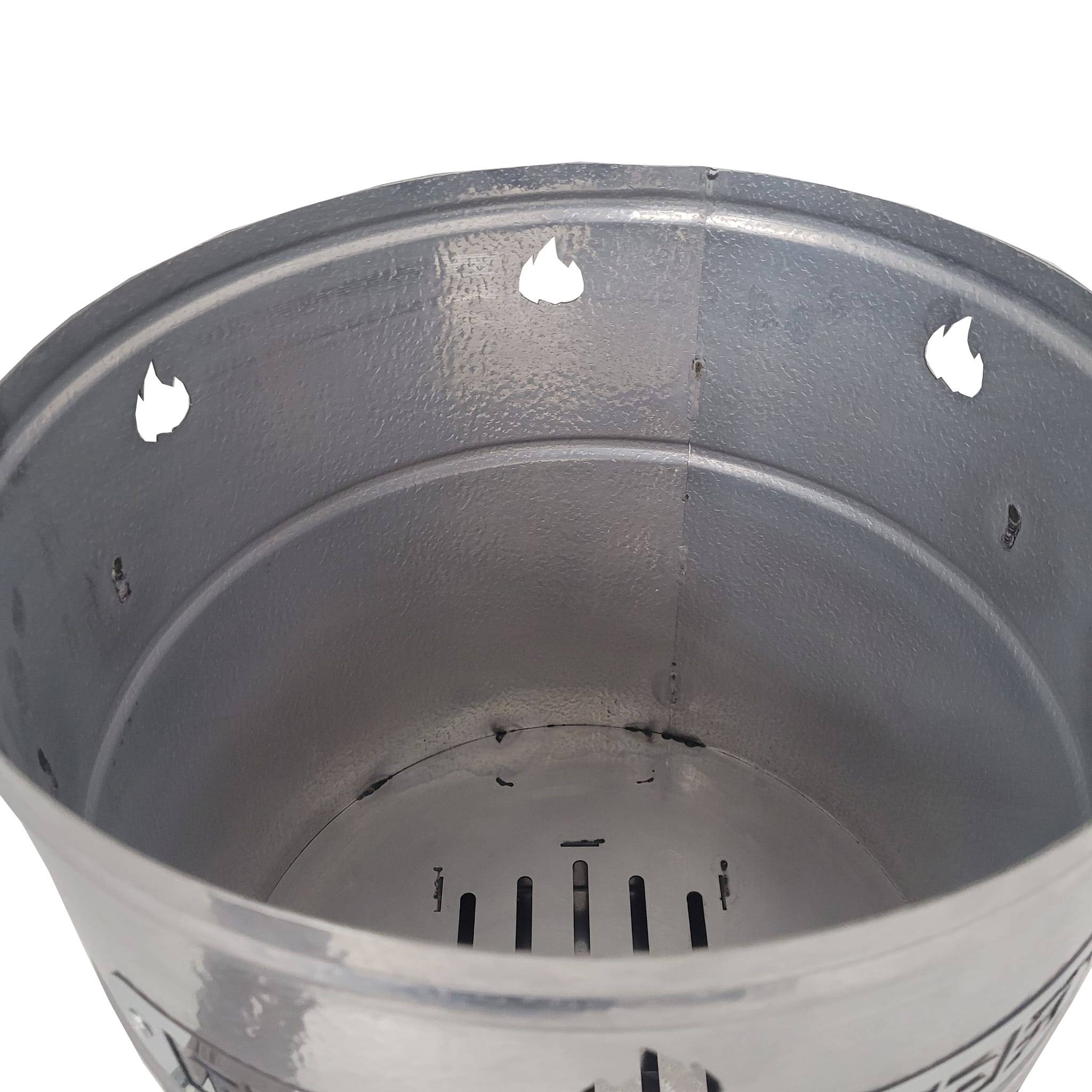 Utschak Aidos Edelstahl 1,5mm geriffelt für Kazan 8-10 Liter Uchag D36 cm