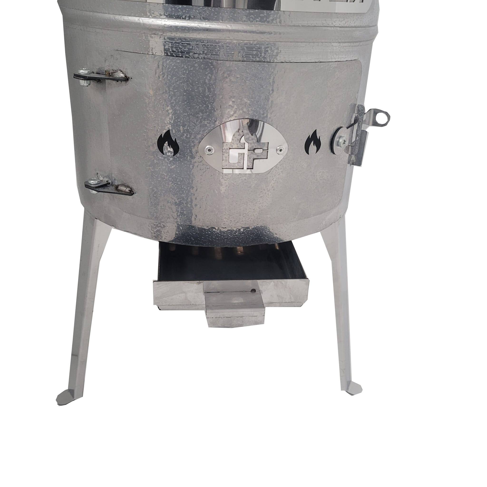 Utschak Aidos Edelstahl 1,5mm geriffelt für Kazan 8-10 Liter Uchag D36 cm