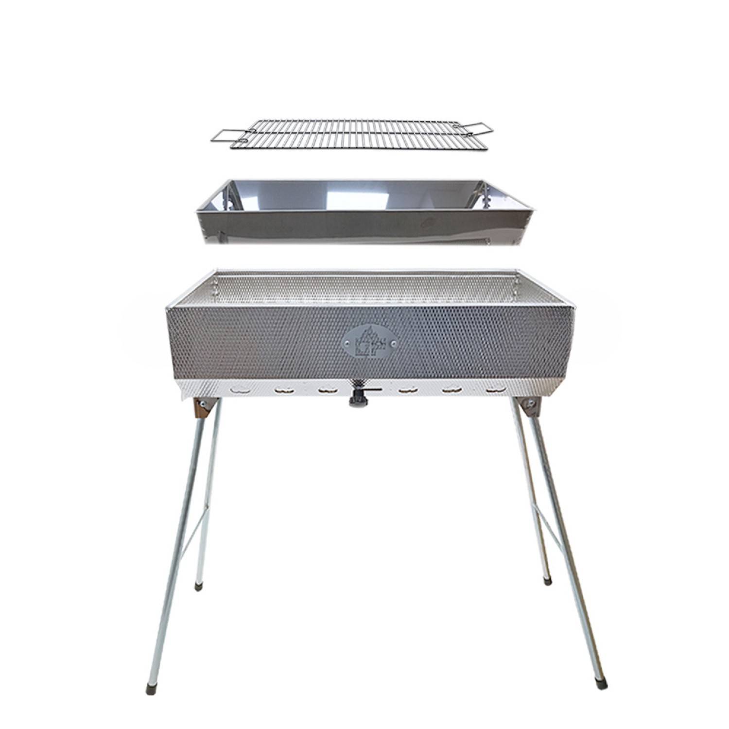 Mangal Set Taschkent 11er Drehspieß 230V Motor Spieße