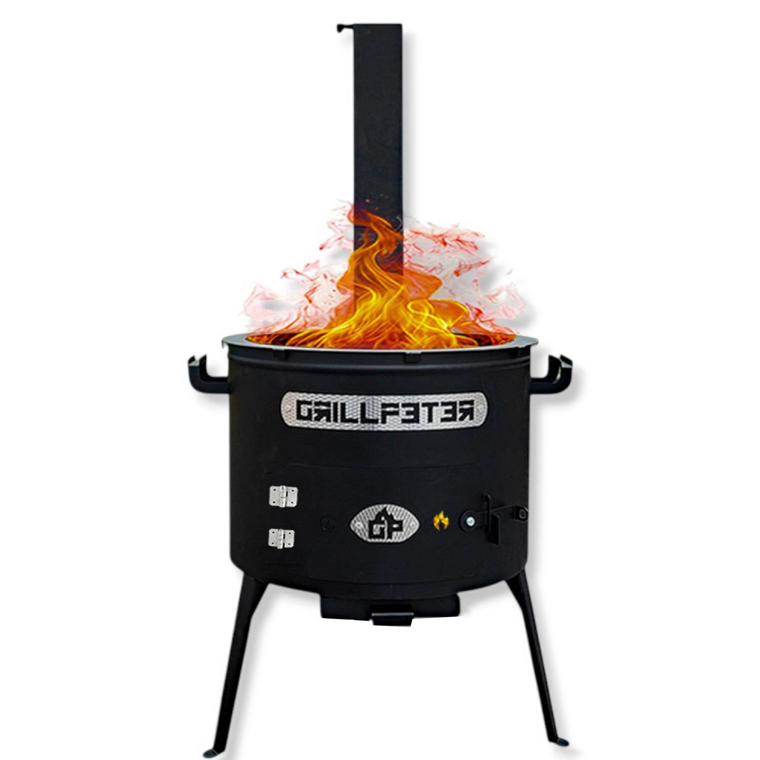 Utschak Asamat mit Kazan aus Gusseisen 12L