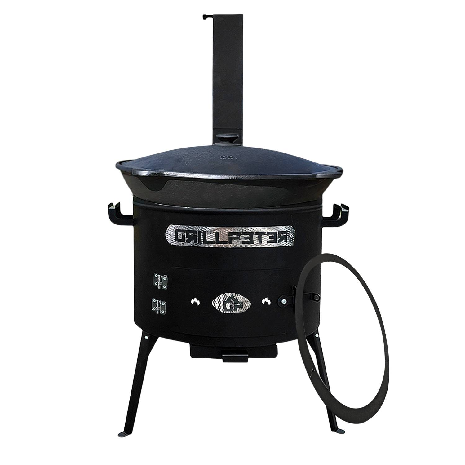 Utschak Asamat Ø45 mit Kazan aus Gusseisen 22L