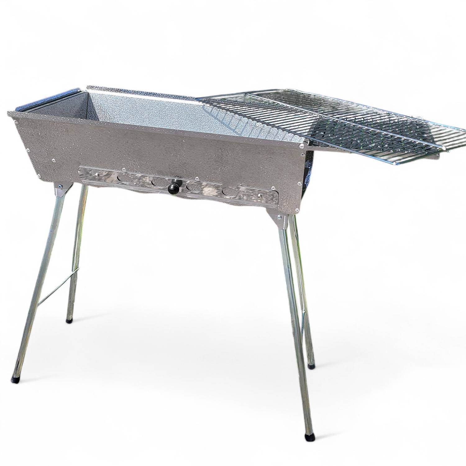 Mangal Astana Deluxe 11er Spießdreher 230V Motor Deckel Grillrost Ablage