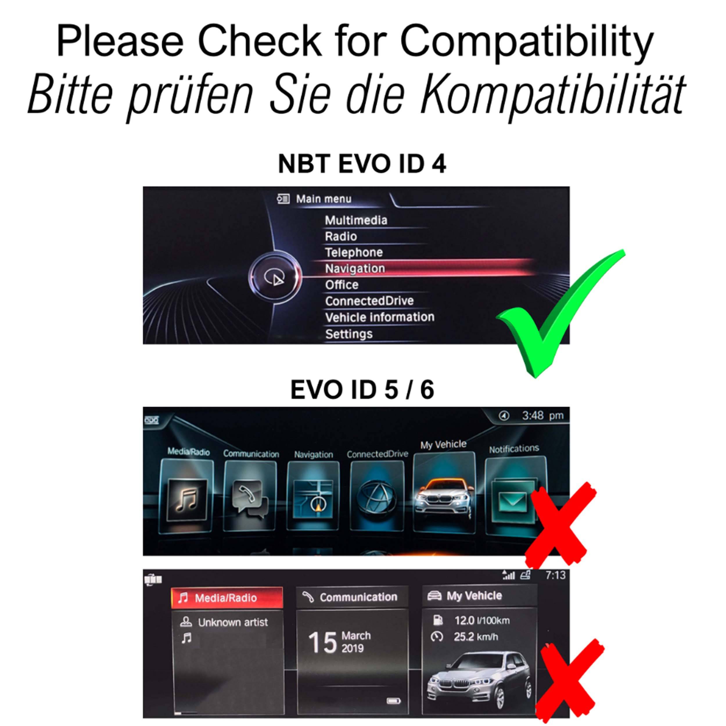 Für BMW G30 G31 G38 EVO 12,3" Touchscreen Android GPS Navigation CarPlay