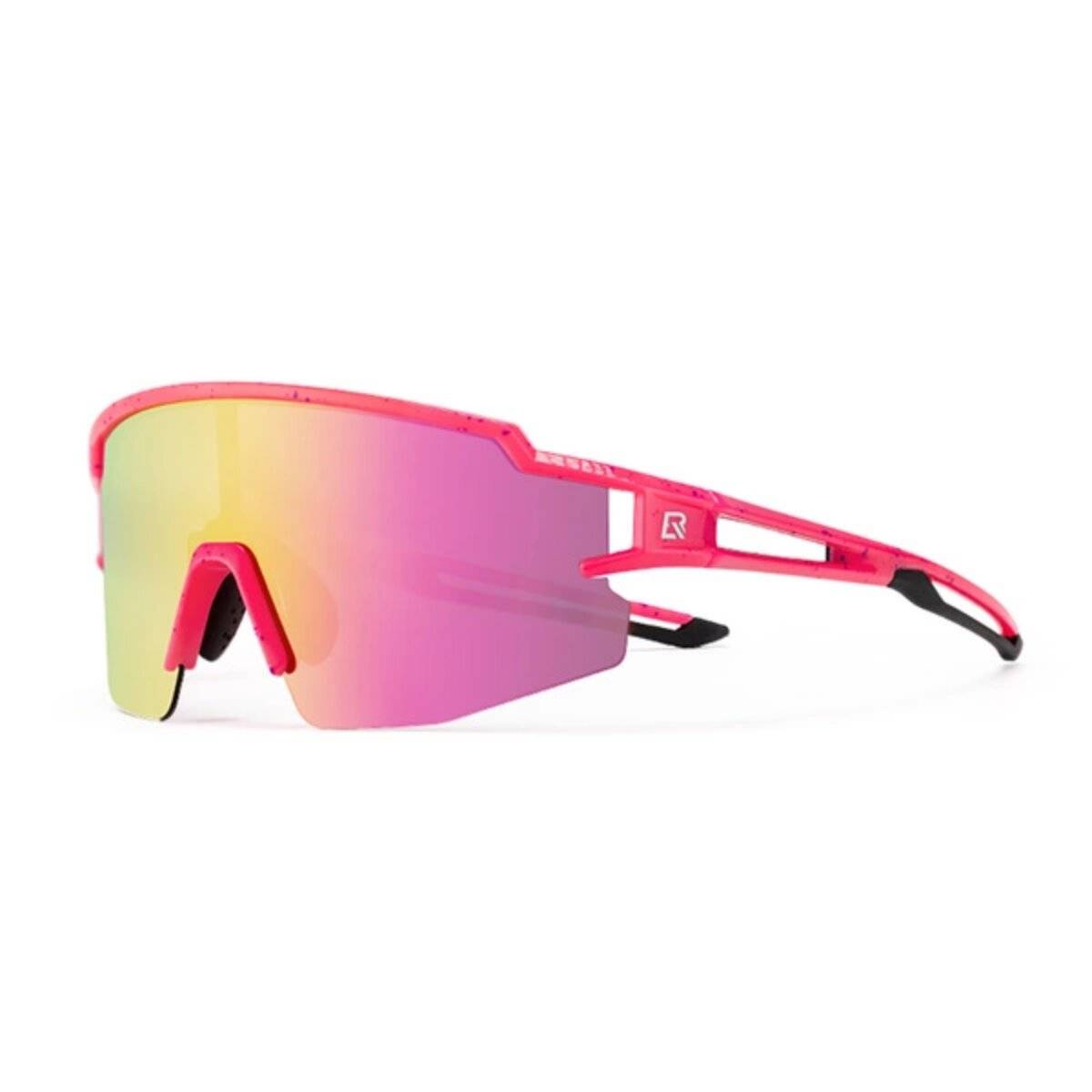 Rockbros Kinder-Fahrradbrille, polarisiert, UV-Schutz Rosa