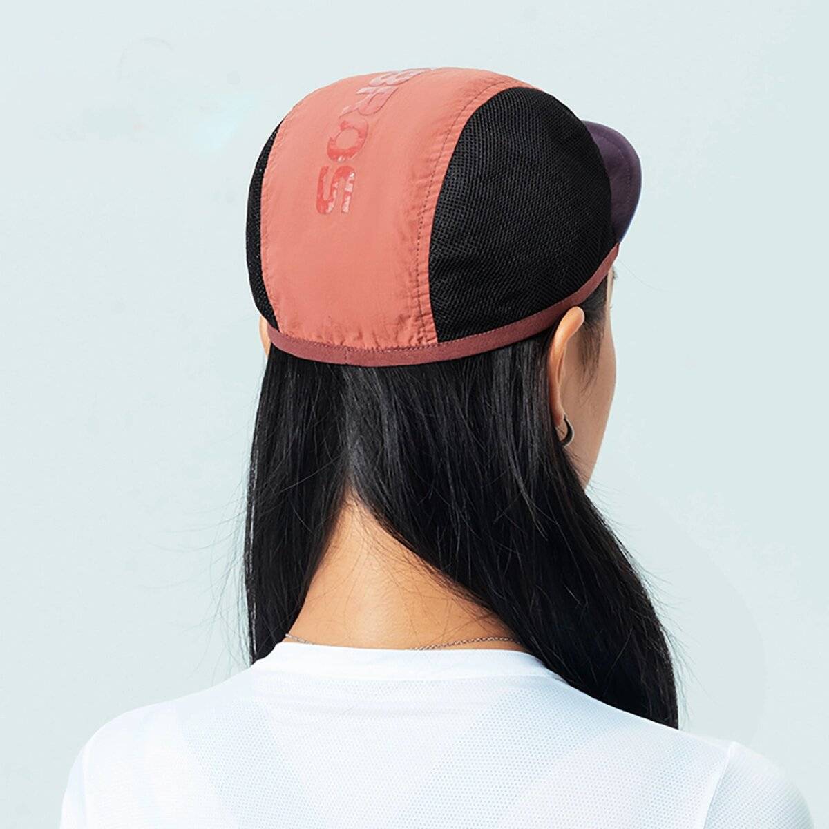 Rockbros Radmütze mit Helmvisier Rot