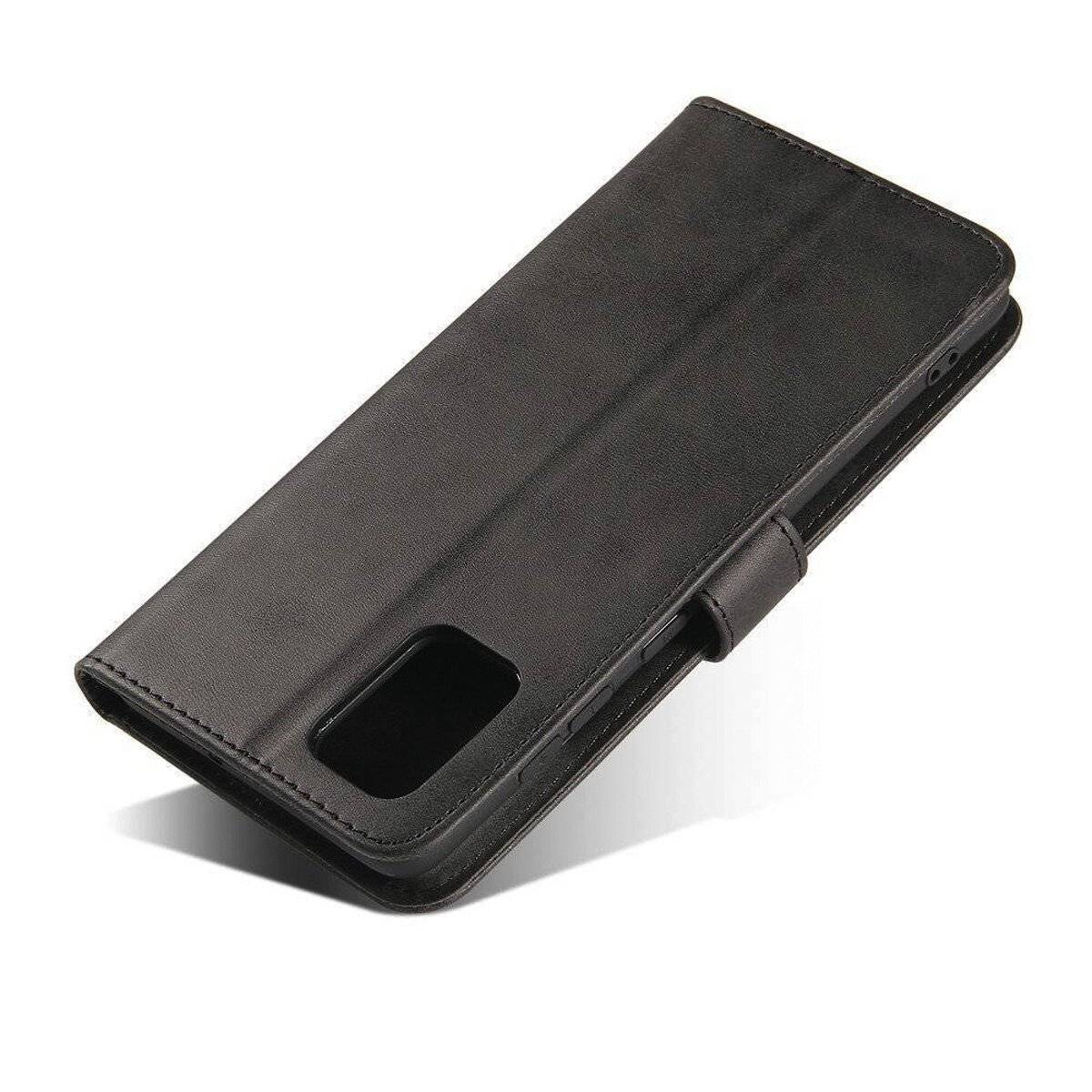 Premium Magnet Case Buch Tasche aufklappbare Hülle Standfunktion kompatibel mit Samsung Galaxy S25 Edge Schwarz