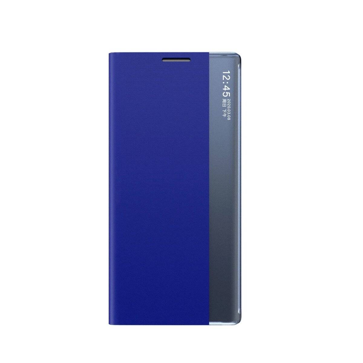 Sleep Case Handyhülle mit Standfunktion und Magnetverschluss kompatibel mit Samsung Galaxy S25 Edge Blau
