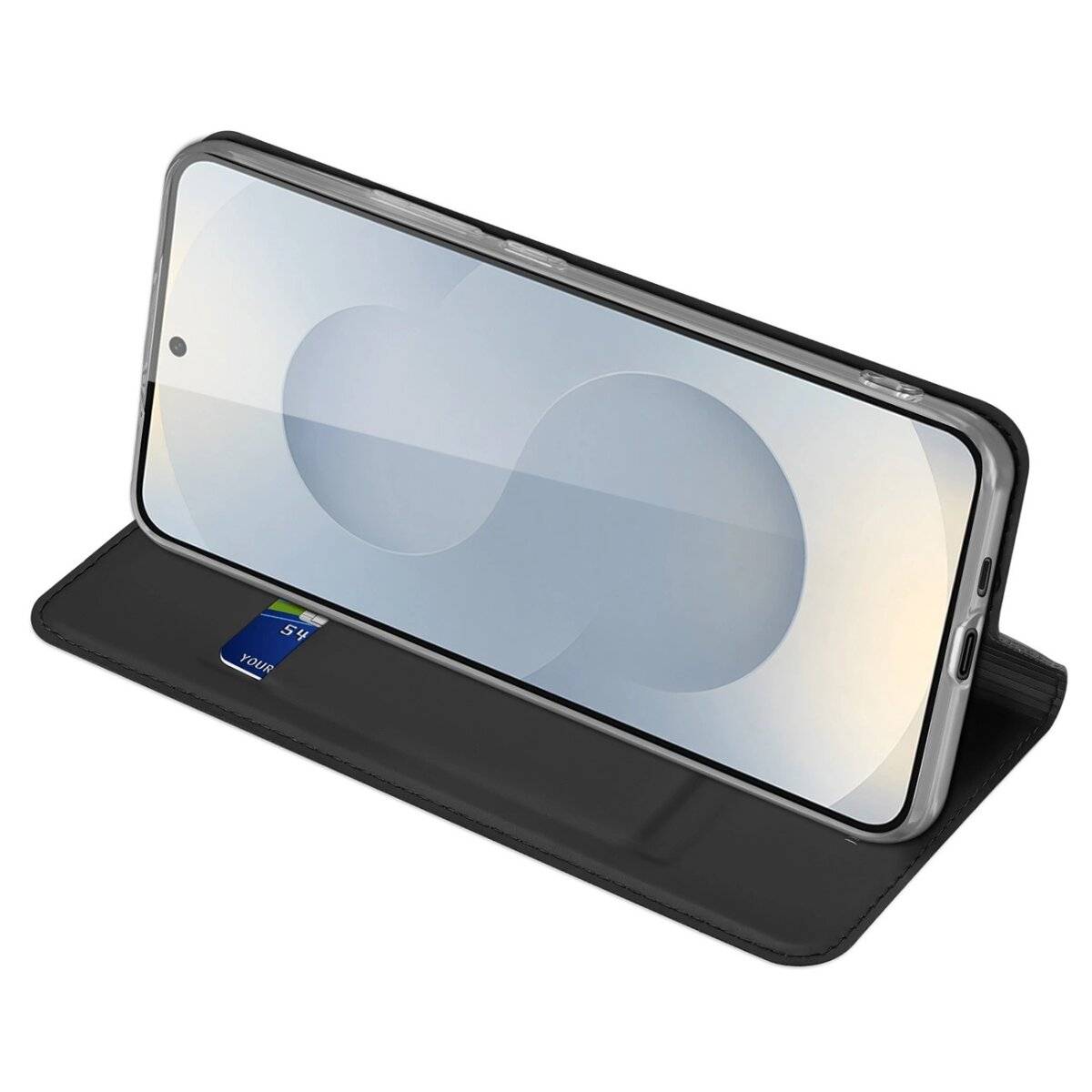 Buch Tasche "Dux Ducis" kompatibel mit Samsung Galaxy S25 Edge Handy Hülle Etui Brieftasche Schutzhülle