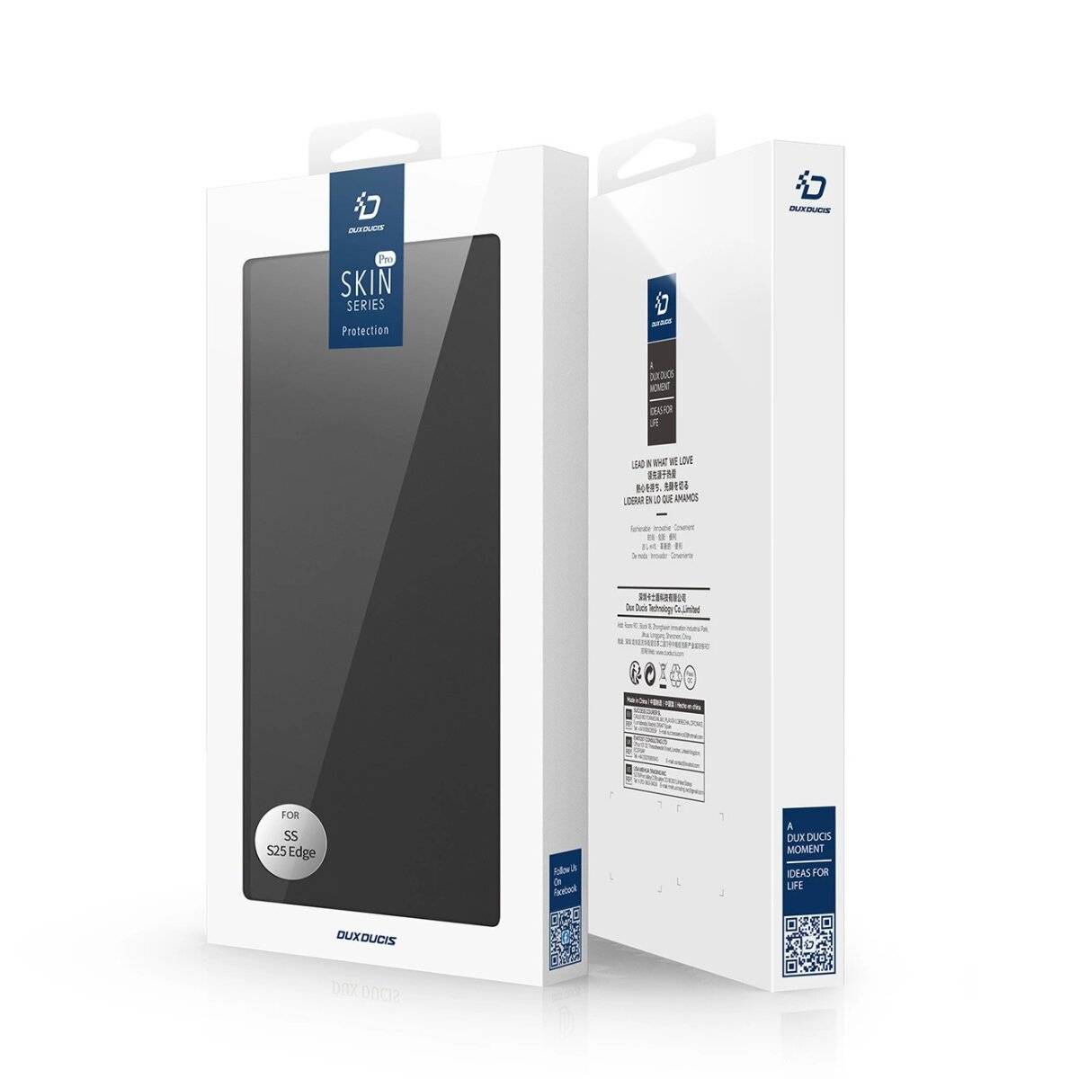 Buch Tasche "Dux Ducis" kompatibel mit Samsung Galaxy S25 Edge Handy Hülle Etui Brieftasche Schutzhülle