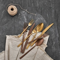 Korkmaz Riva 24 teiliges Besteck-Set in Rosegold - Tafelbesteck aus hochwertigem 18/10-Edelstahl Korkmaz Riva 24 teiliges Besteck-Set in Rosegold - Tafelbesteck aus hochwertigem 18/10-Edelstahl