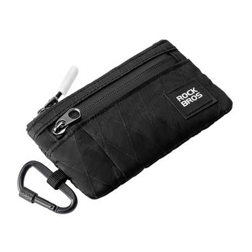 Rockbros Reisebrieftasche mit Karabiner - Schwarz Rockbros Reisebrieftasche mit Karabiner - Schwarz