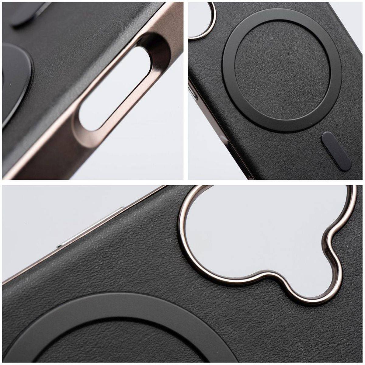 Smartphonehülle Bumper Handyhülle kompatibel mit iPhone 14 Pro Schwarz