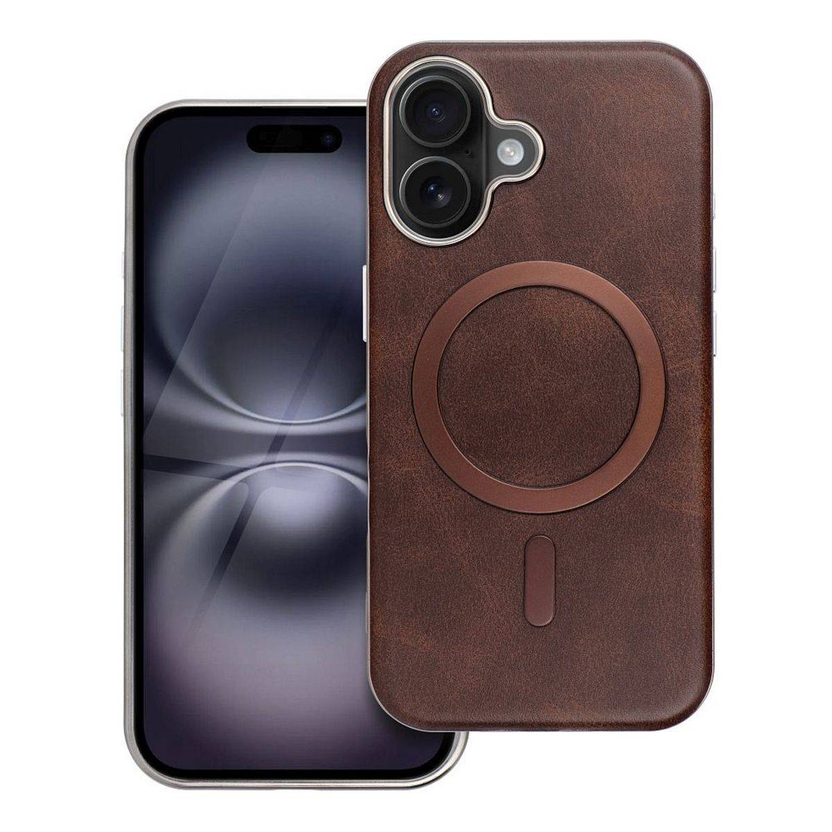 Smartphonehülle Bumper Handyhülle kompatibel mit iPhone 15 Pro Max Braun