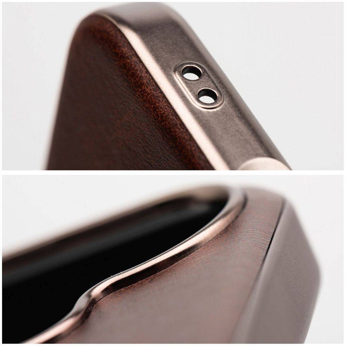 Smartphonehülle Bumper Handyhülle kompatibel mit iPhone 14 Pro Braun