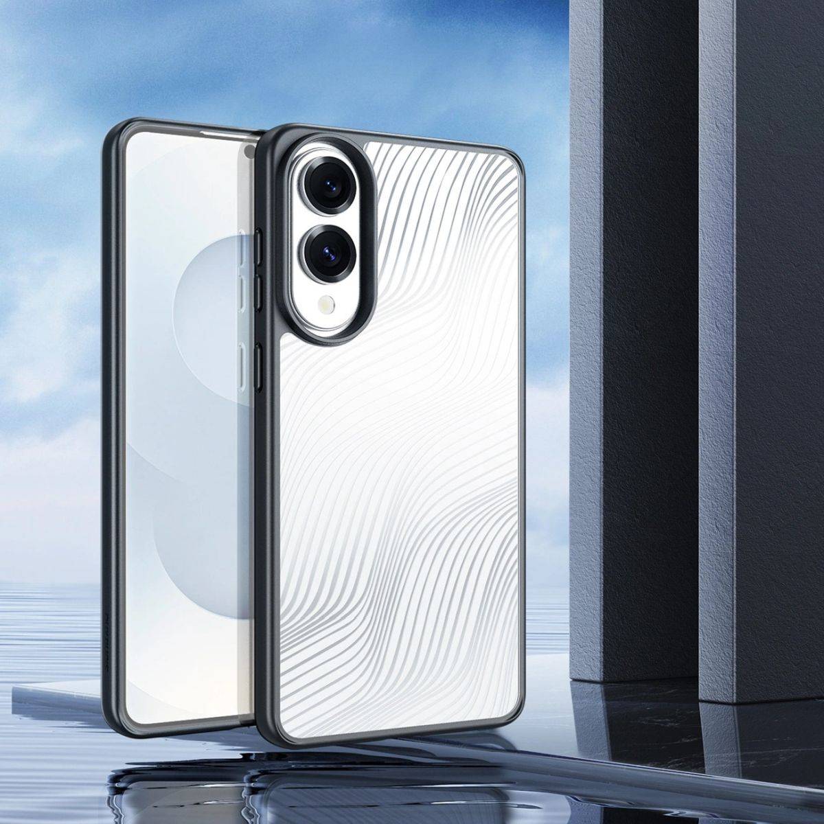 Dux Ducis Aimo Handyhülle Bumper kompatibel mit Xiaomi 14T Pro Schwarz