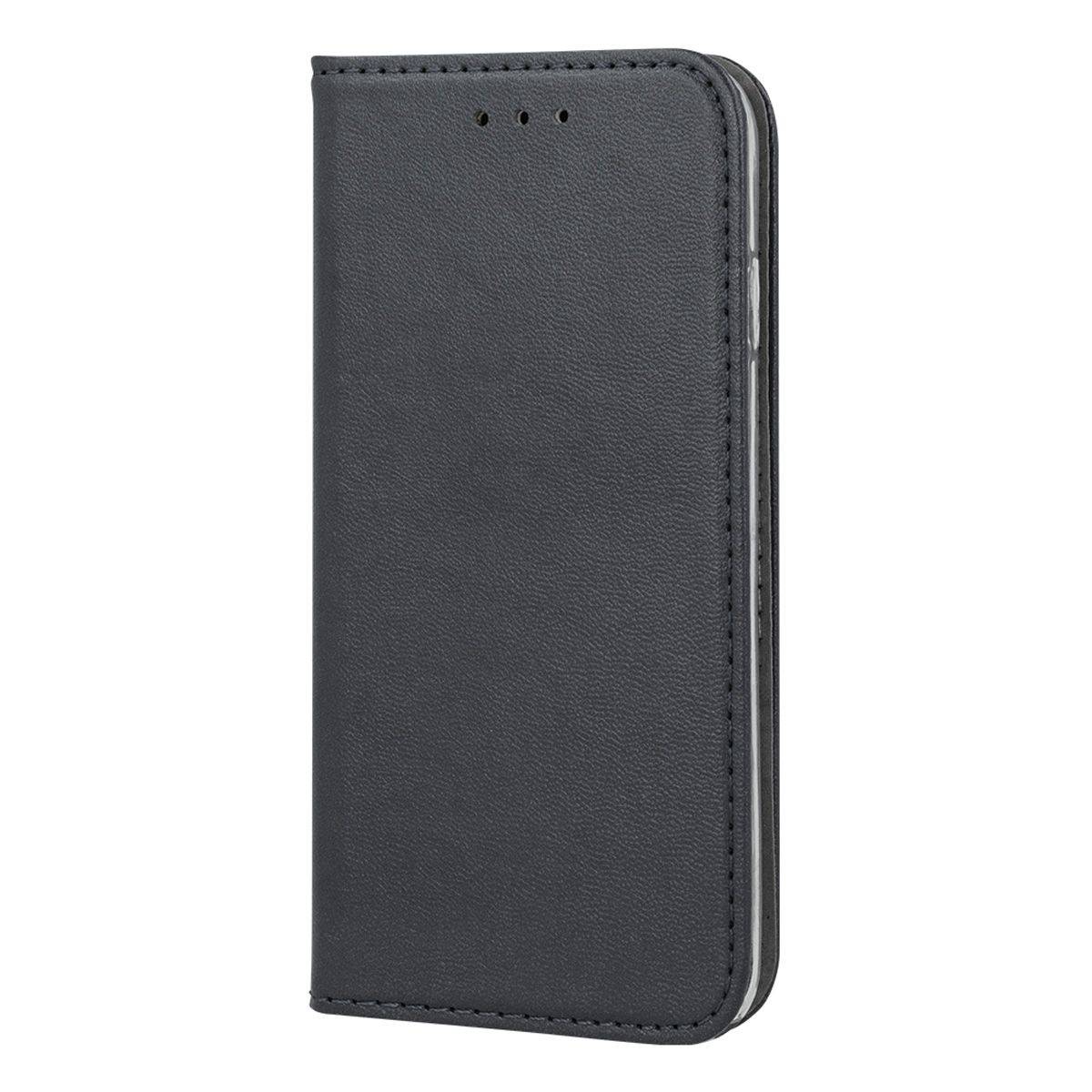 Smart Magnetic Handyhülle Smartphone Magnetische Klapphülle mit Kartenfach kompatible mit Xiaomi 14T Pro Schwarz