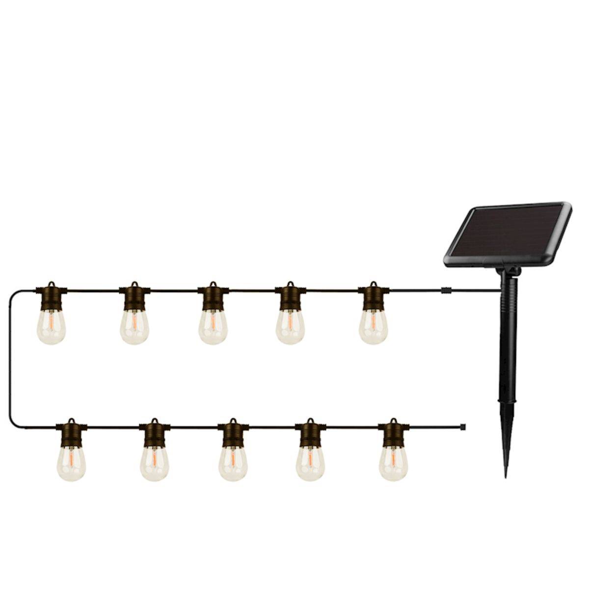 Forever Light LED Solar Lichterkette FLS-60 7,5?m 10?Glühbirnen