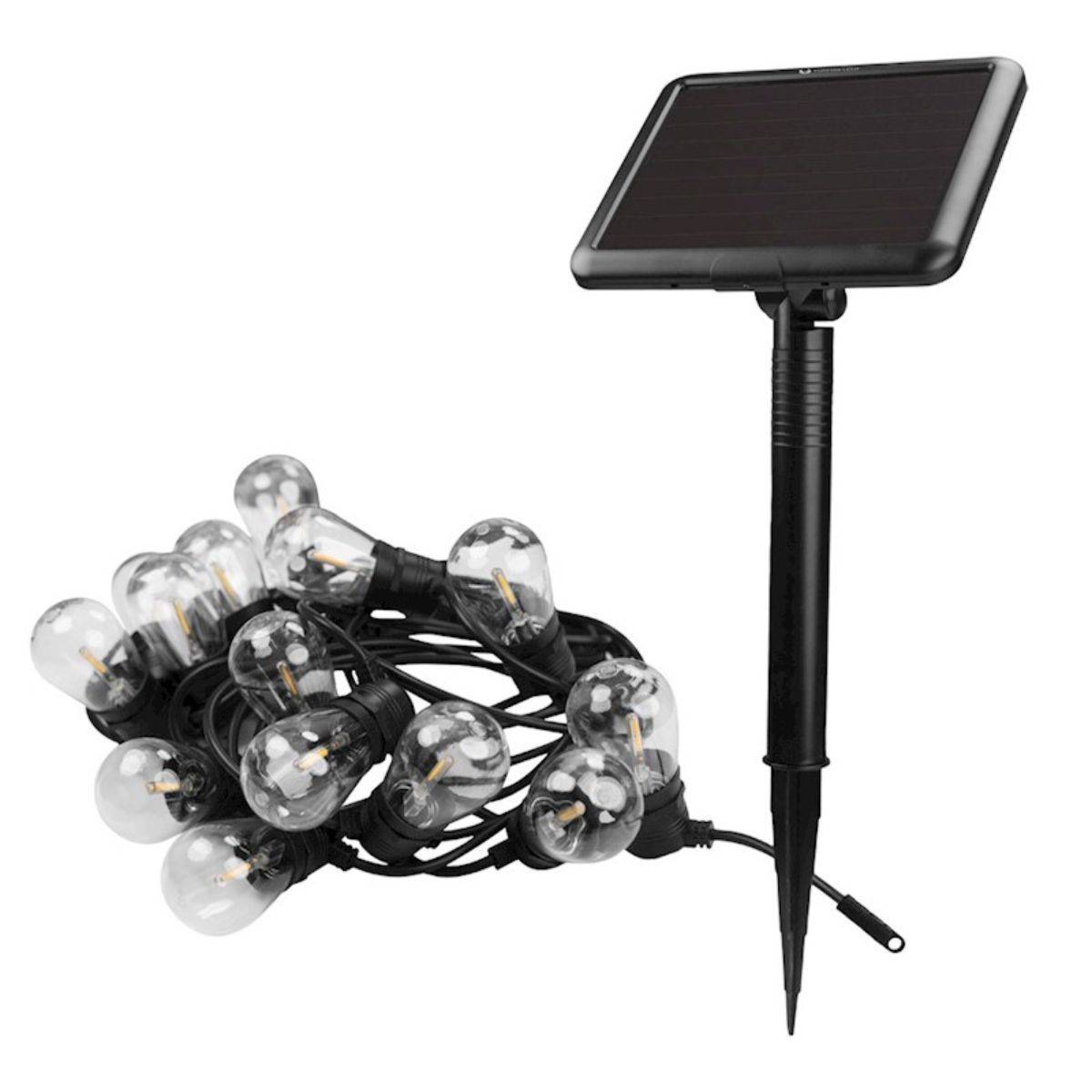 Forever Light LED Solar Lichterkette FLS-60 7,5?m 10?Glühbirnen