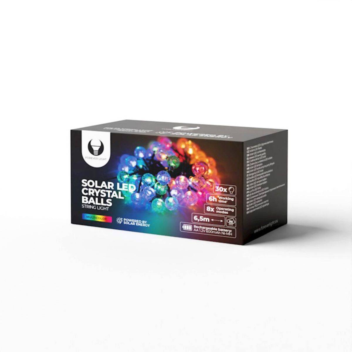 Forever Light Solar LED Lichterkette SCB61 6,5?m 30 Kugeln