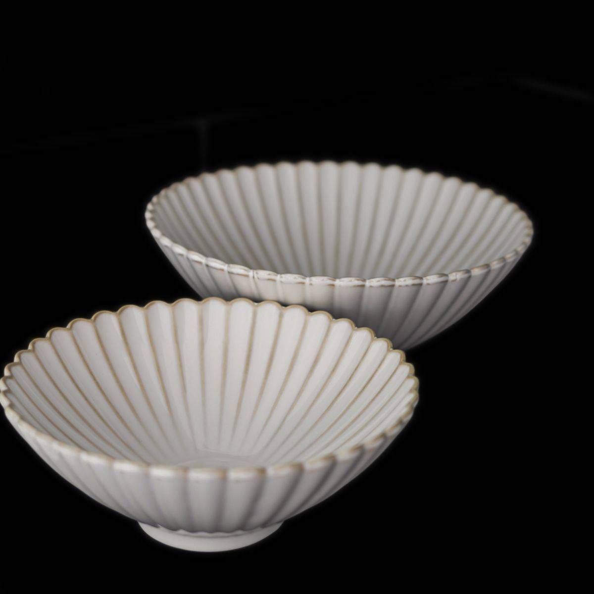 Bloomy Servier- & Salatschalen - 2er-Set aus hochwertigem Porzellan