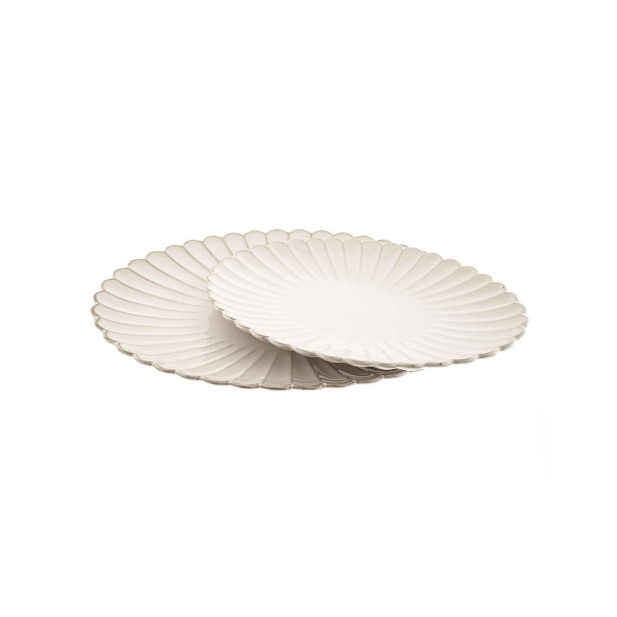 Bloomy Servierplatten aus hochwertigem Porzellan - 2er-Set