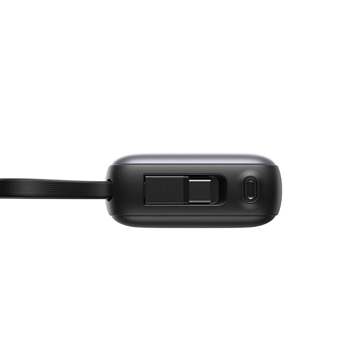 10000 mAh Powerbank 22,5 W mit USB-C & Iphone Kabel Schwarz