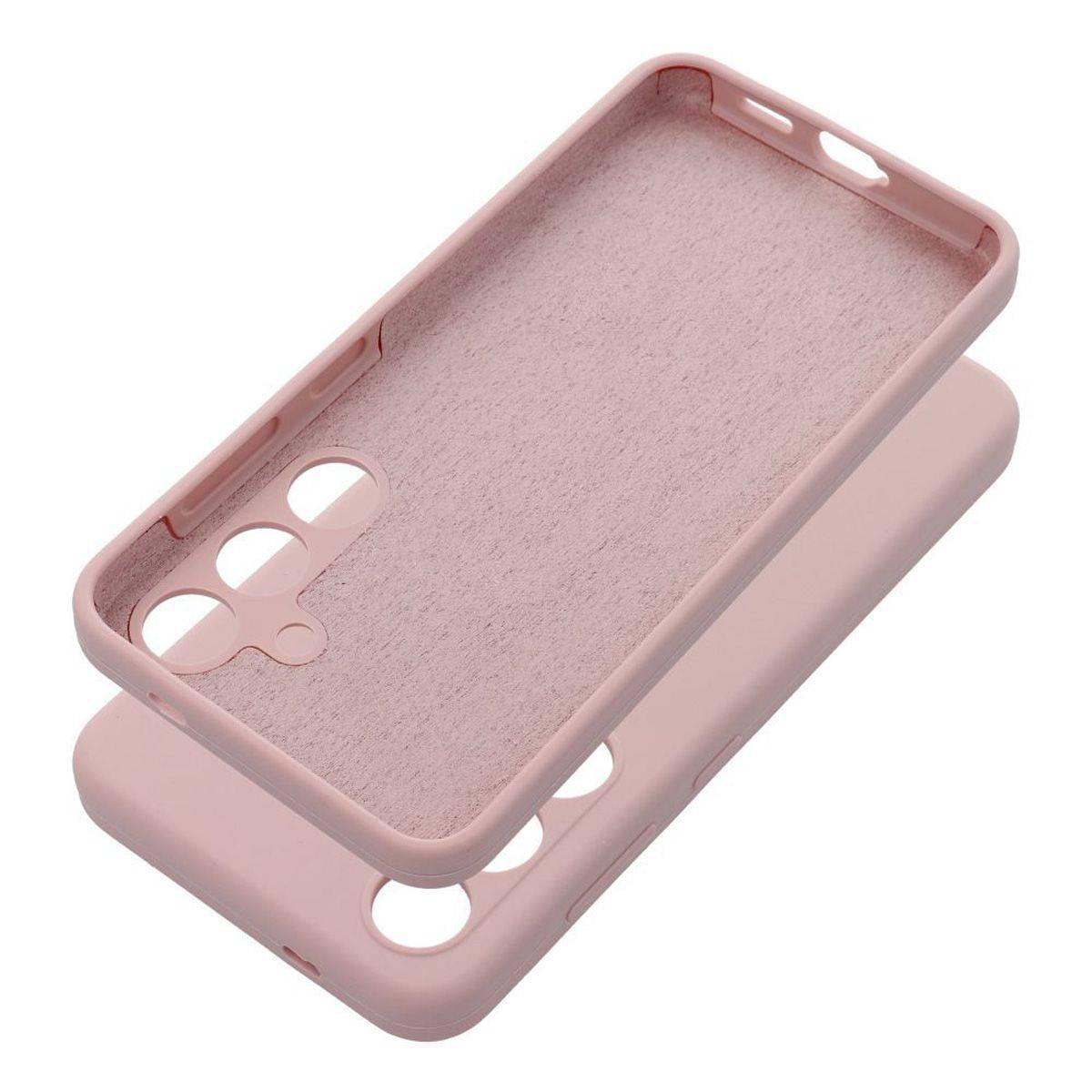 Silikon Handyhülle Bumper kompatibel mit Pixel 9 Rosa