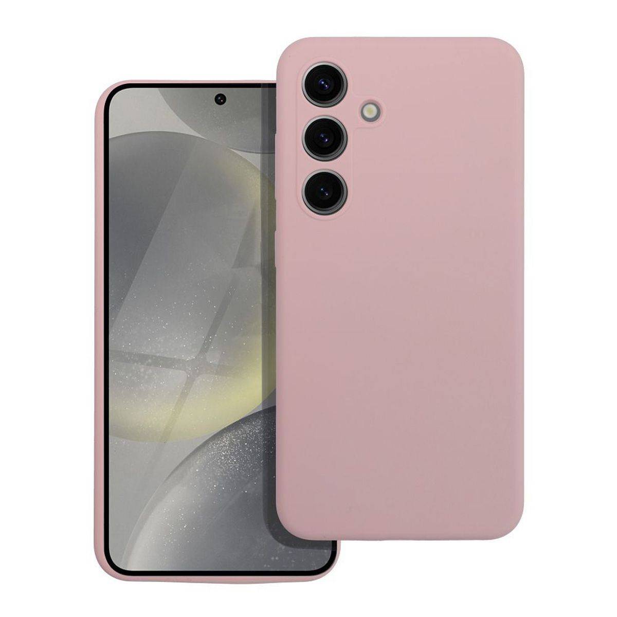 Silikon Handyhülle Bumper kompatibel mit Pixel 9 Rosa