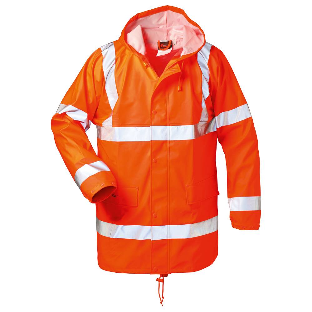 FINN Warnschutz PU-Jacke NORWAY WS Orange EN ISO 20471/3, EN 343/3 Gr.L