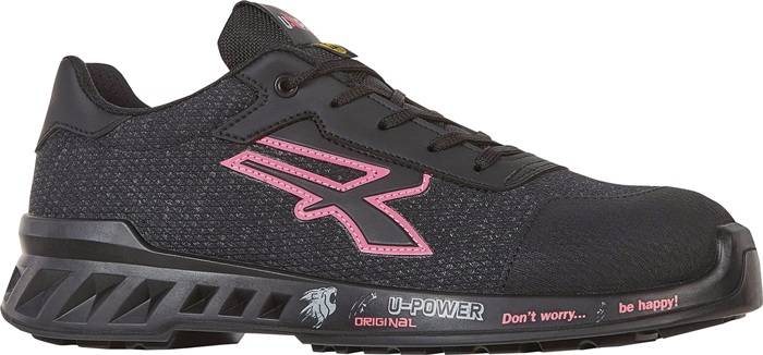 U.POWER RV20086-38 Damensicherheitsschuh MICHELLE Größe 38 W. 11 schwarz/rosa N