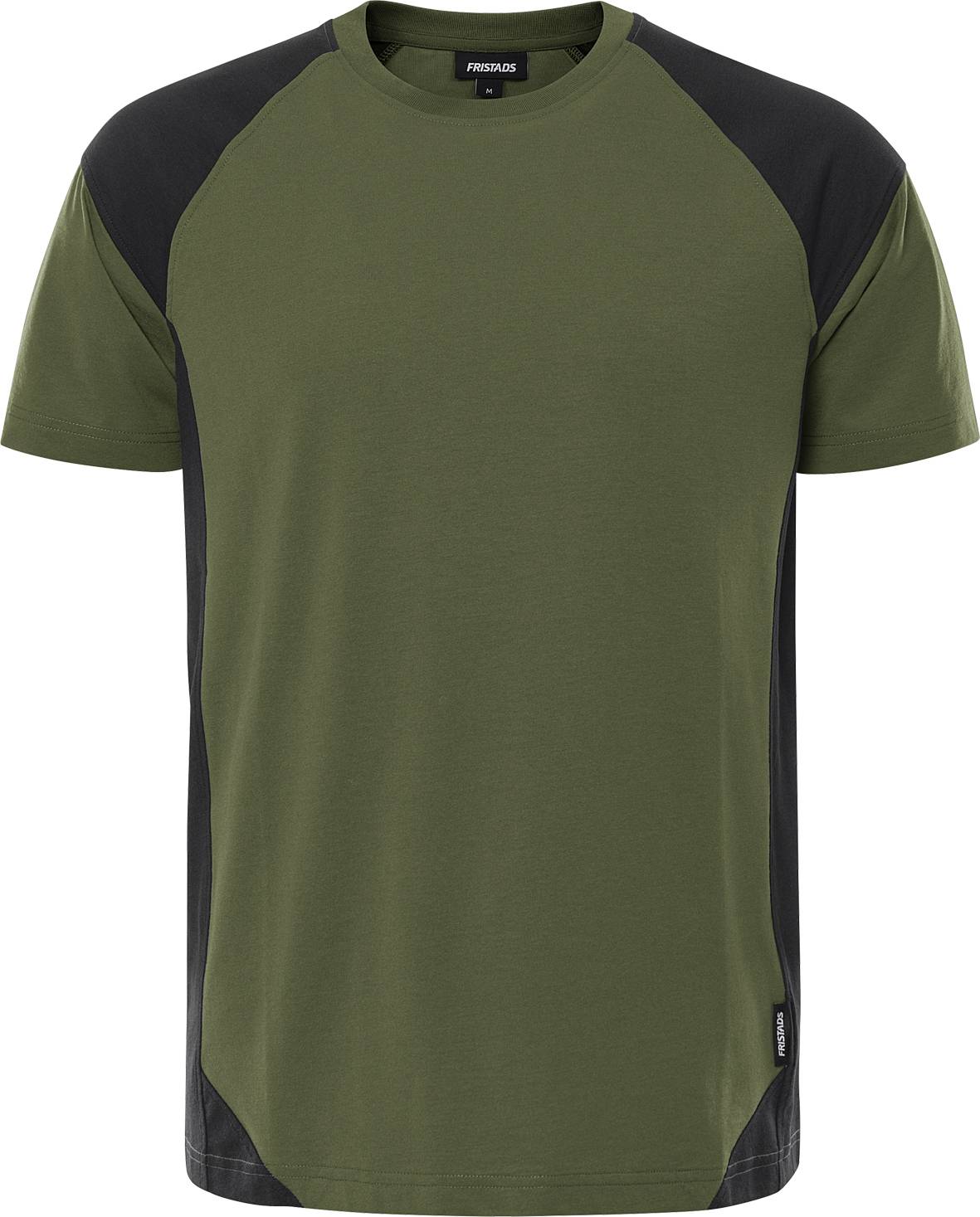FRISTADS 300505-796 Schweres T-Shirt 7046 GTM Gr.3XL Army Grün/Schwarz