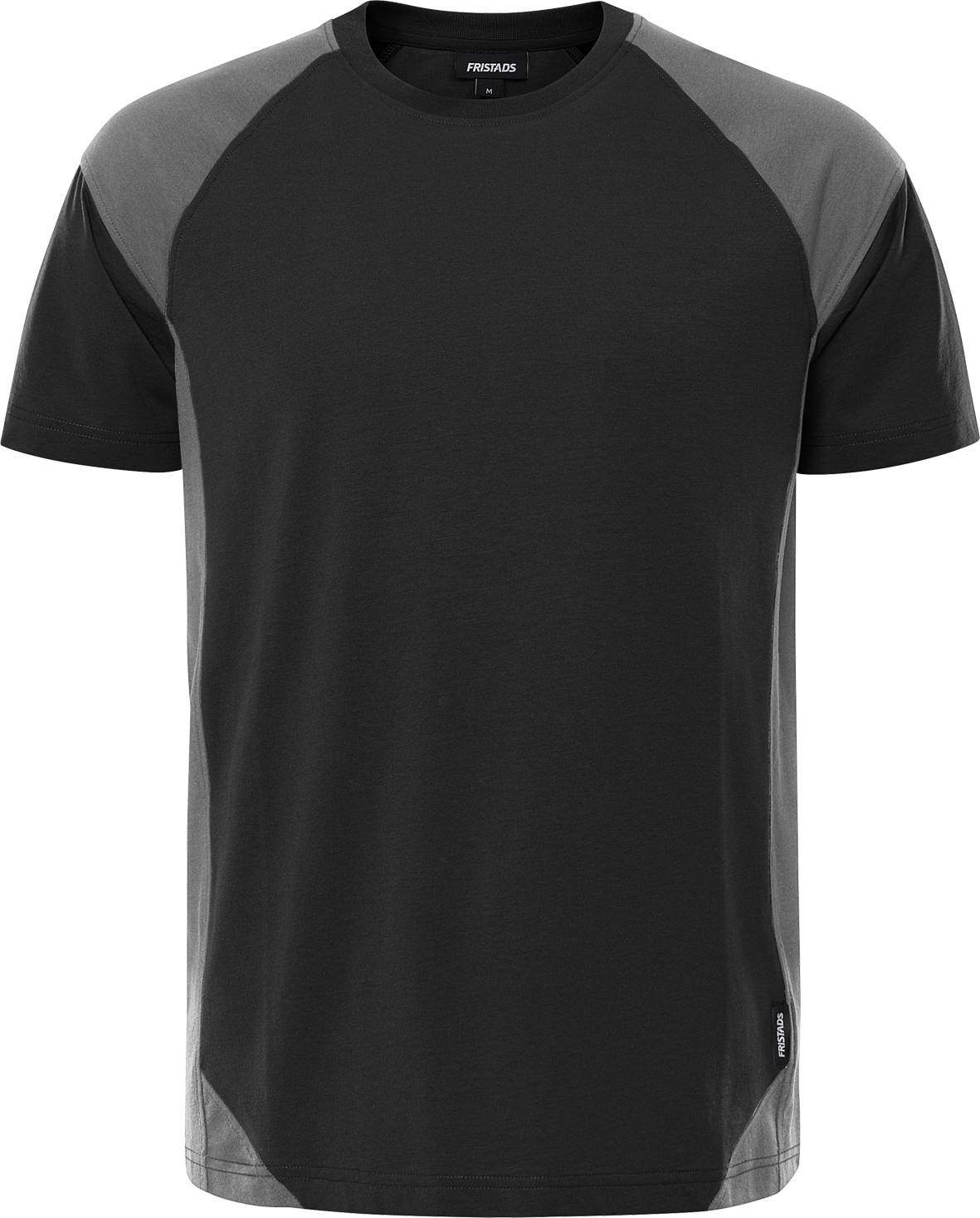 FRISTADS 300505-996 Schweres T-Shirt 7046 GTM Gr.XS Schwarz/Grau