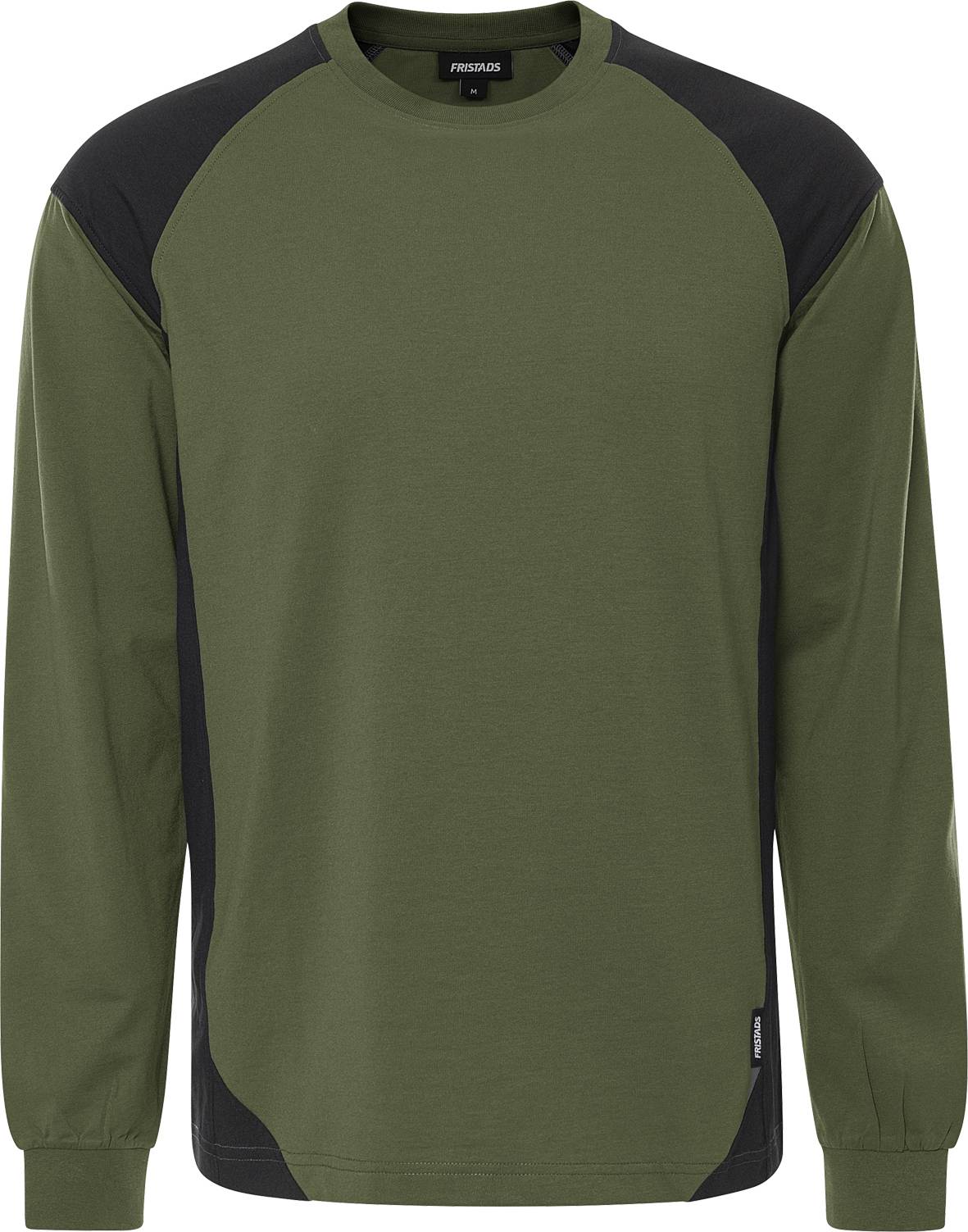 FRISTADS 301171-796 Schweres Langarm-T-Shirt 7071 GTM Gr.3XL Army Grün/Schwarz