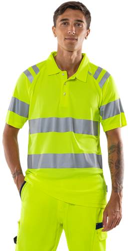 Fristads High Vis Poloshirt Kl. 3 7861 GPST - Warnschutz-Gelb/M 301022-130-M