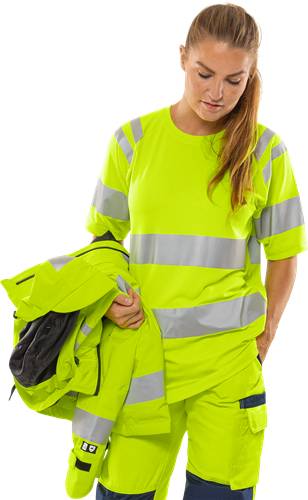 Fristads High Vis T-Shirt Kl. 3 7860 GPST - Warnschutz-Gelb/XL 301021-130-XL