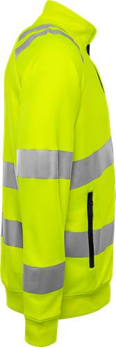 Fristads High Vis Sweatjacke Kl. 3 7863 GPSW - Warnschutz-Gelb/2XL 301024-130-2XL