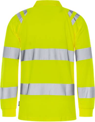 Fristads High Vis Poloshirt Langarm Kl. 3 7864 GPST - Warnschutz-Gelb/3XL 301260-130-3XL