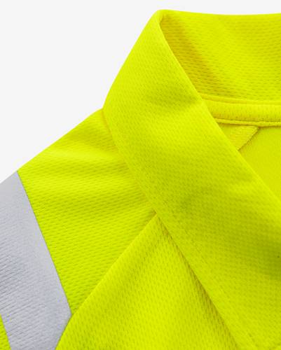 Fristads High Vis Poloshirt Langarm Kl. 3 7864 GPST - Warnschutz-Gelb/M 301260-130-M