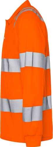 Fristads High Vis Poloshirt Langarm Kl. 3 7864 GPST - Warnschutz-Orange/4XL 301260-230-4XL