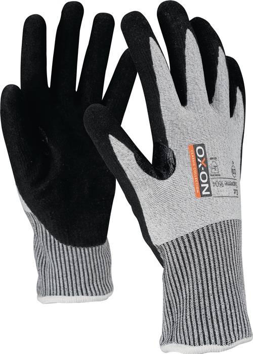 OX-ON 19188 Schnittschutzhandschuhe Cut Supreme 9604 Gr.8 schwarz/grau/weiß EN38