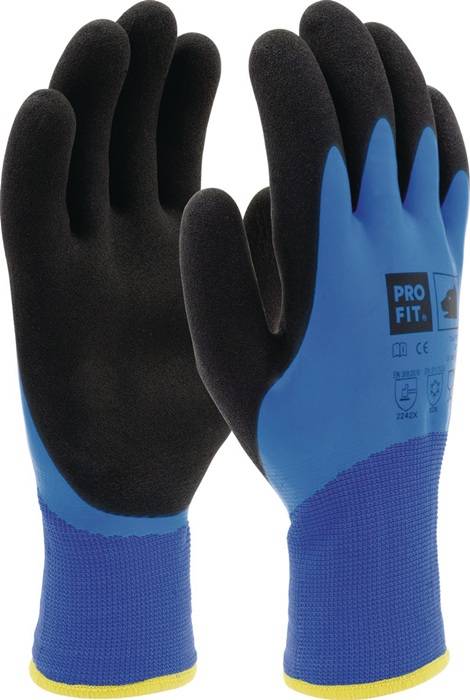 PRO FIT 477-10 Kälteschutzhandschuh Absolut Cool Größe 10 blau/schwarz EN 388, E