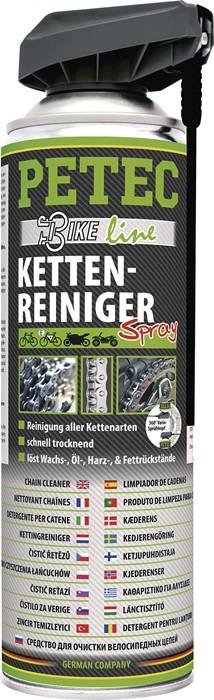 PETEC 70540 Kettenreiniger 500ml Spraydose PETEC zum Reinigen von stark versc