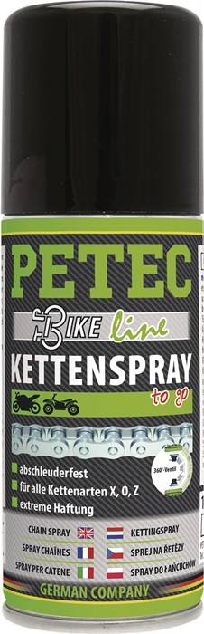 PETEC 70510 Kettenspray 100ml bernstein PETEC zur Langzeitschmierung von alle
