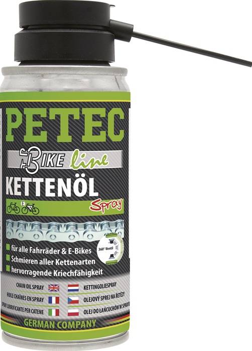 PETEC 70530 Kettenöl Wet Lube 100ml transp.Spraydose PETEC zur Schmierung von