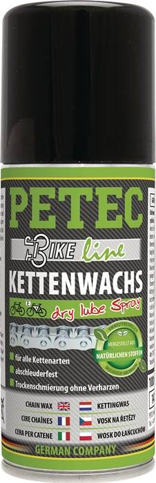 PETEC 70520 Kettenwachs Dry Lube 100ml translucent PETEC zur Langzeitschmieru